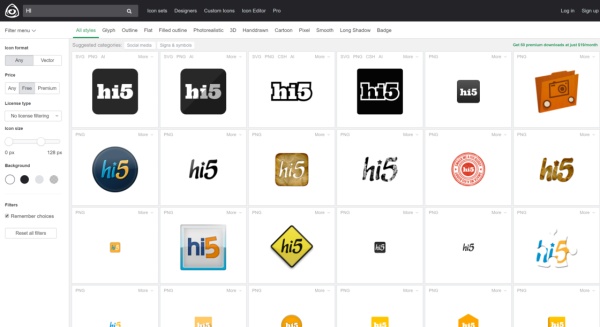 还在手工绘制图标？不如去这些网站寻找资源