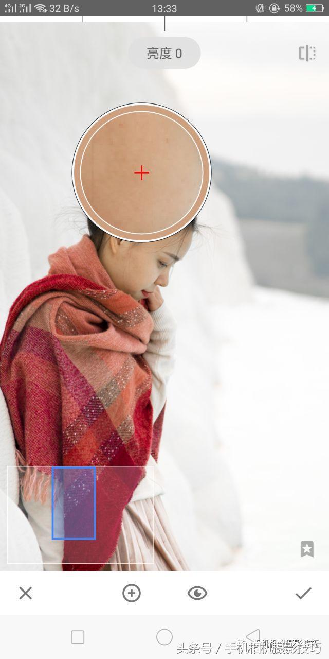 脸部磨皮修图,手机修图怎么均匀肤色