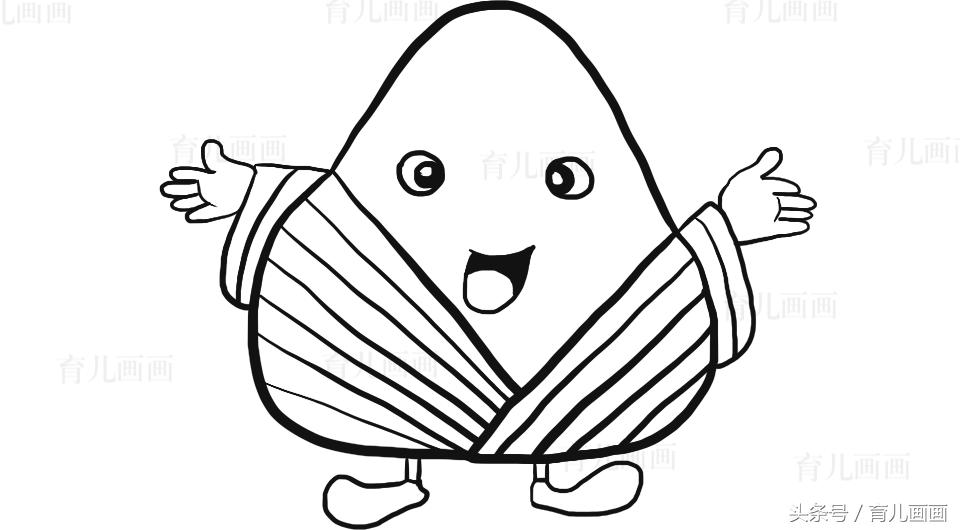 芒果简笔画可爱卡通人物,卡通橘子简笔画