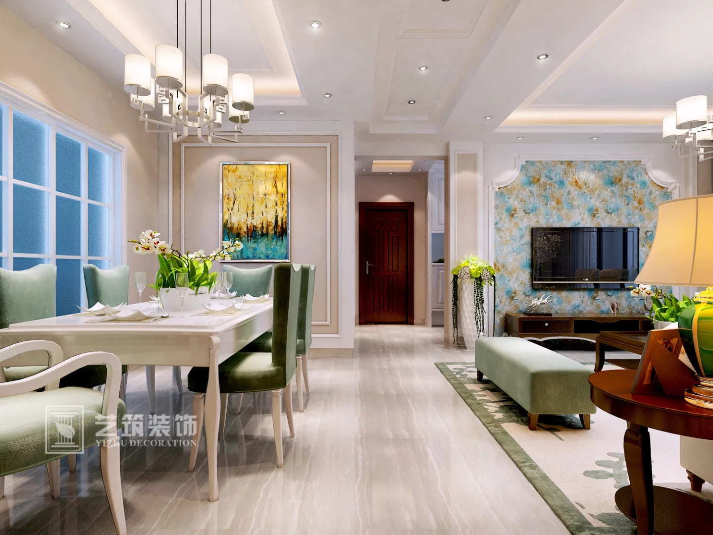 南宁10万90平小户型奶油风装修,40w小户型装修南宁