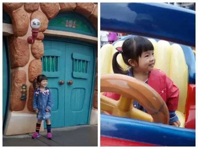 美女妈妈带女儿玩耍,日本迪士尼烟花