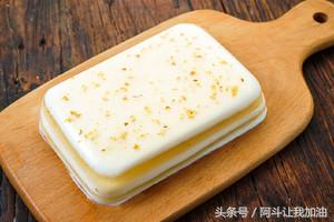 椰汁桂花糕吉利丁片,桂花糕传统糕点正宗