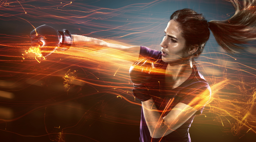 快快女子防暴搏击课带给你超乎想象的燃脂效果，让脂肪燃烧起来吧