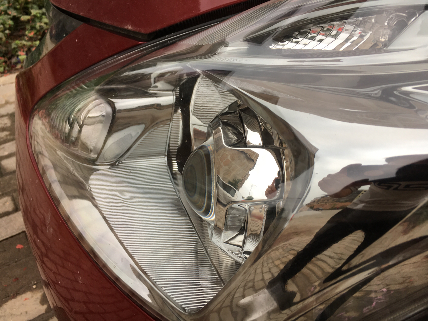 日产海拉大灯改装,日产骐达升级双光透镜套装