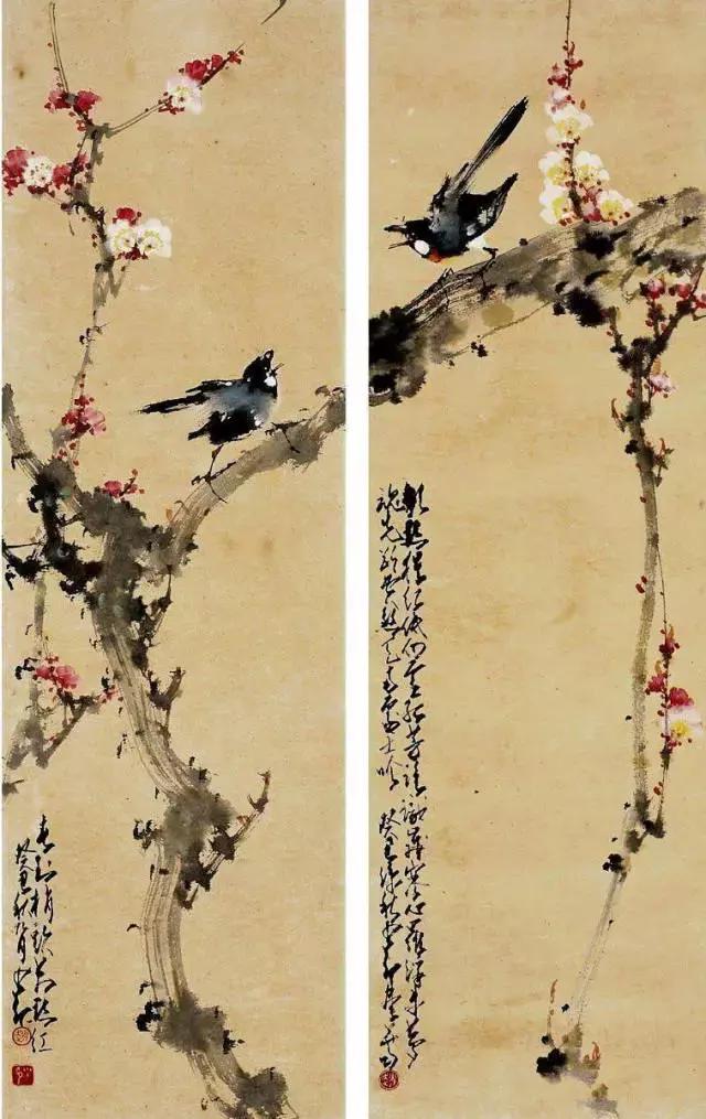 赵少昂花鸟鱼虫图片,中国花鸟大师赵少昂
