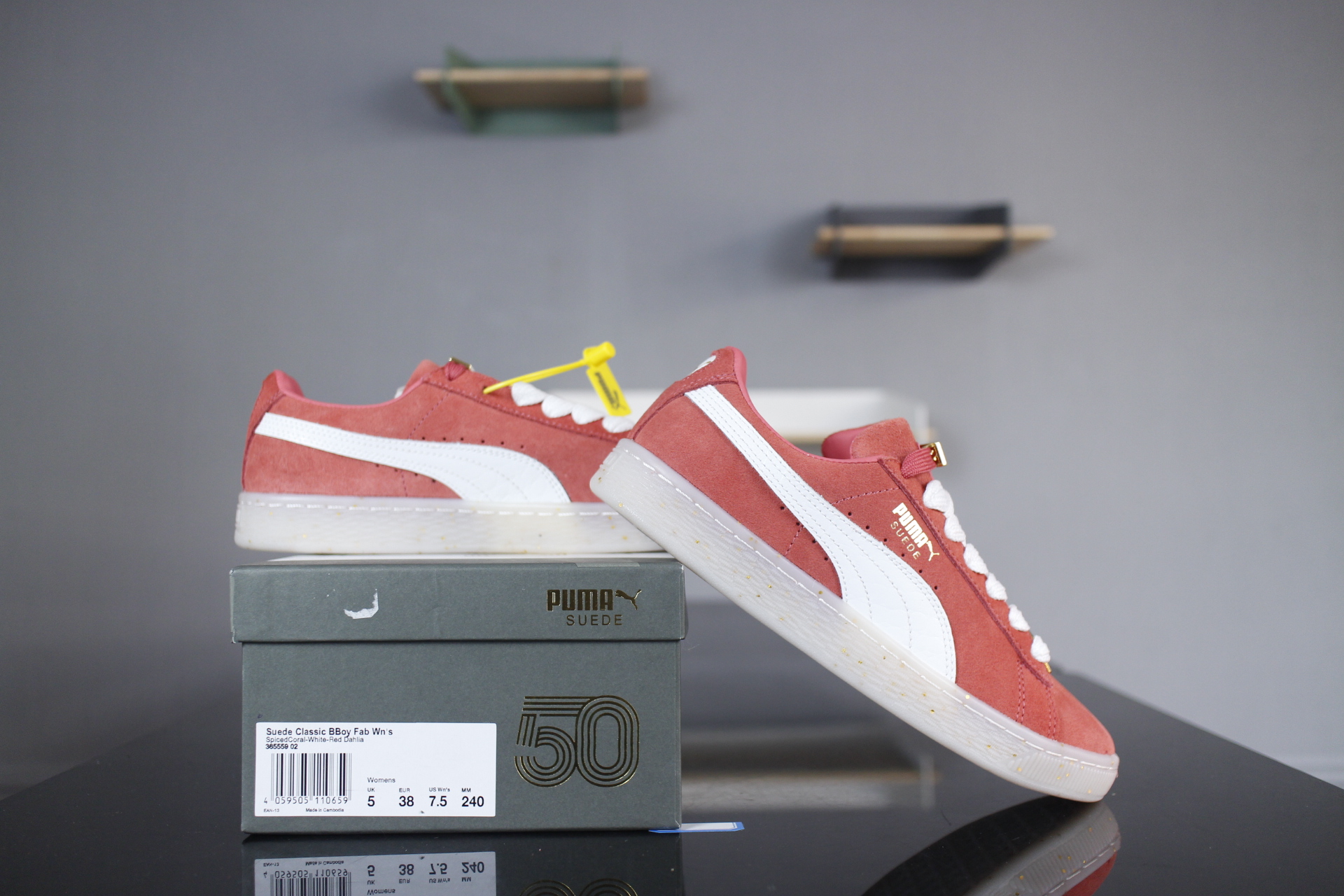 彪马pumaxswash黑标限量联名款,彪马联名款女鞋紫