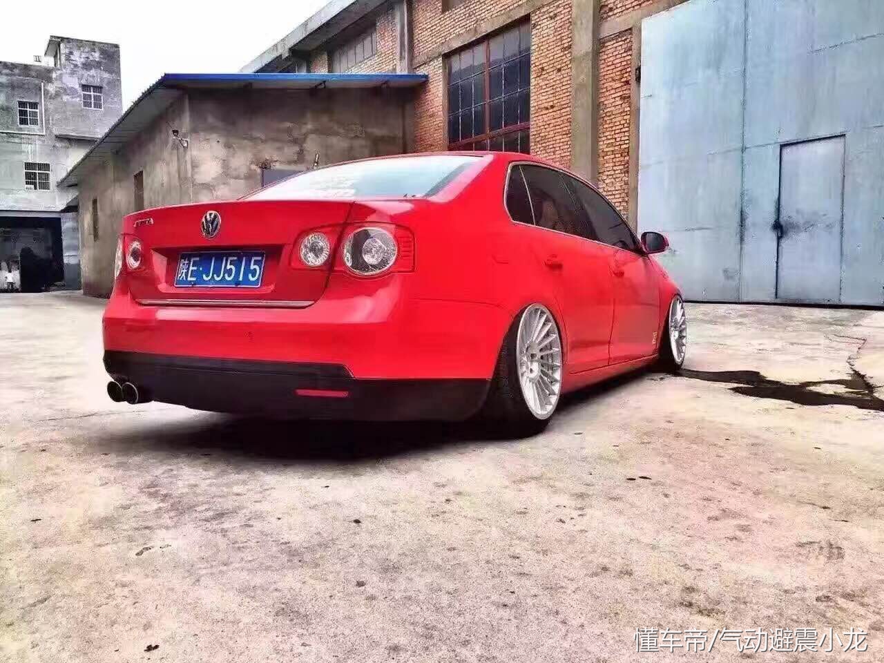 大众速腾改装低趴,速腾改低趴