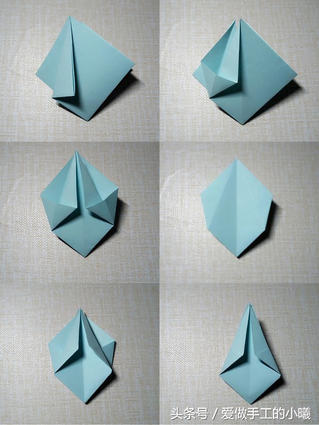 小时候小花篮折纸,儿童手工折纸大全花篮