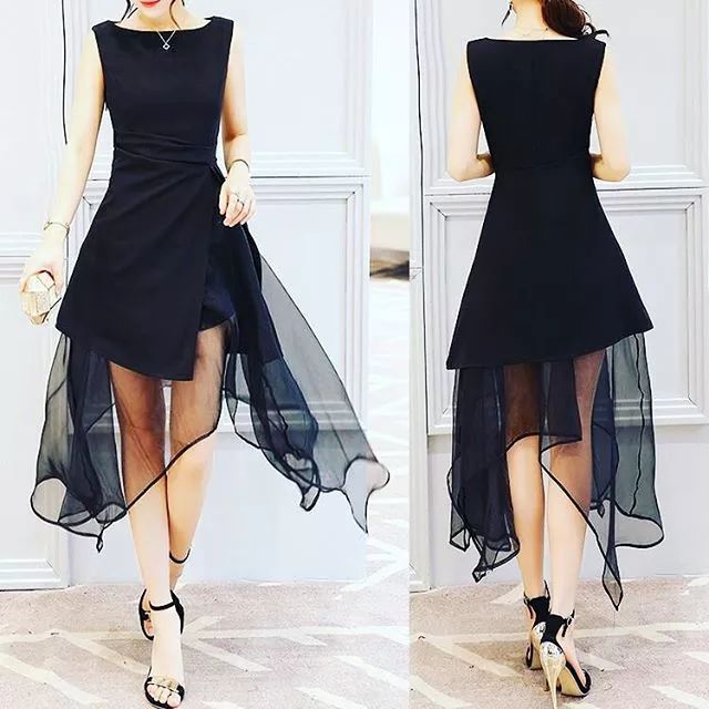 蝴蝶结连衣裙漂亮迷人,清纯迷人瘦身连衣裙