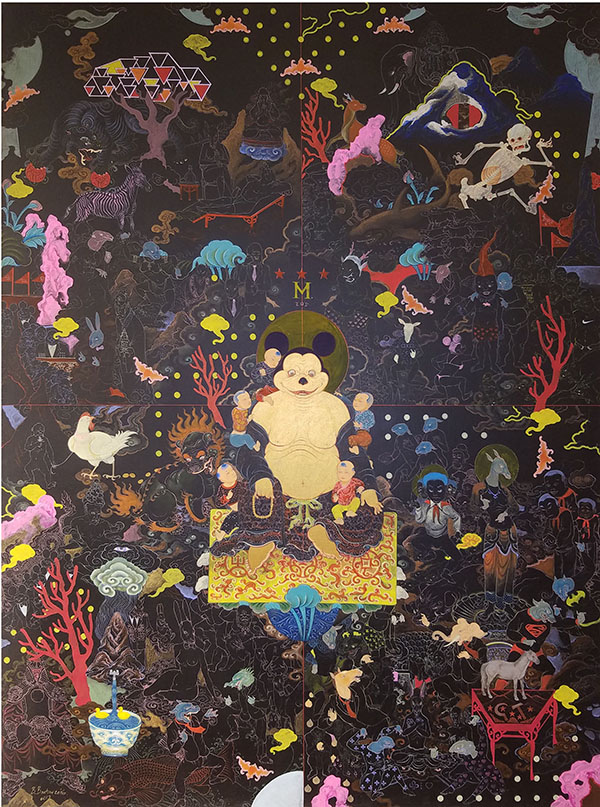 当代蒙古艺术：机械漫画潮流气质，让你意想不到！|张小玉