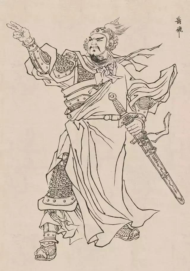 传统人物白描手稿,古代白描人物集锦