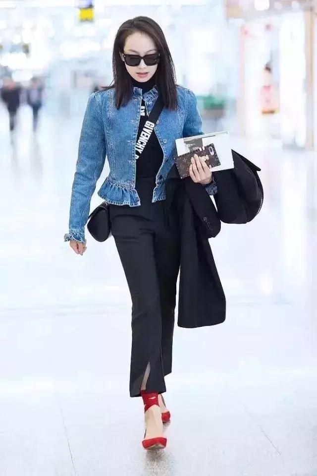 小个子直筒显瘦微喇叭裤,不开叉小个子微喇裤下垂感好百搭