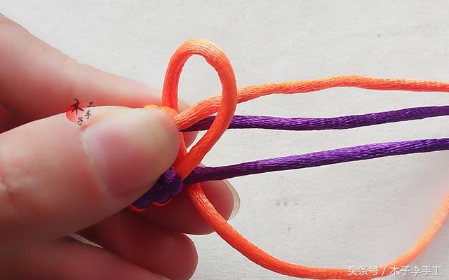 平安如意用金刚结红绳手链编法,金刚结转运珠红绳手链编法大全