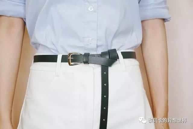 跆拳道白腰带的正确系法简单视频,带金属扣的腰带系法蝴蝶结慢动作