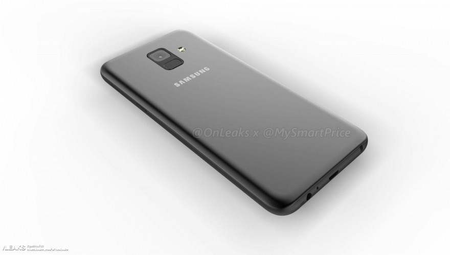 三星A6渲染图曝光:背部媲美S9,吊打自家旗舰