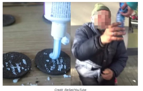 知名网红为博眼球，让51岁乞丐吃牙膏，被罚款23万