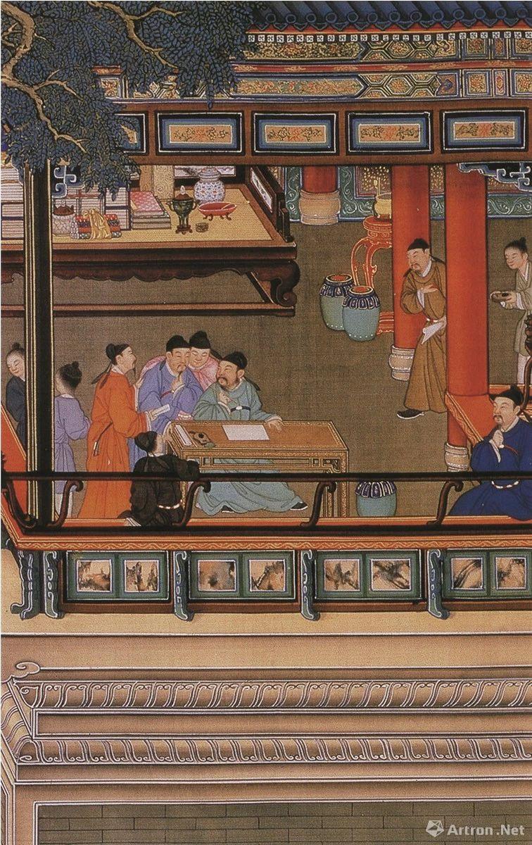 知音有雅好文士雅集图中的风雅之趣