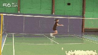 动图演示羽毛球混双技术提升技巧，男女搭配，打球不累！