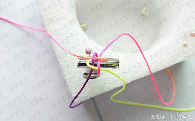 适合手残党的红绳编织技巧,手残党编手链教程