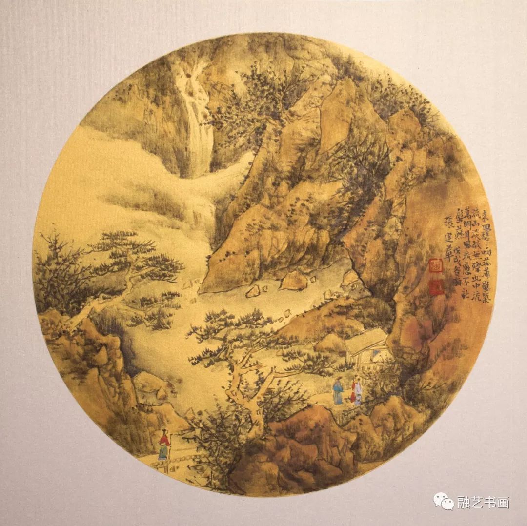 山水画张建华,山水画张建华作品