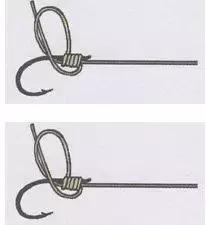 钓鱼教程跟钓友学的绑鱼钩方法,钓鱼技巧怎么绑鱼钩