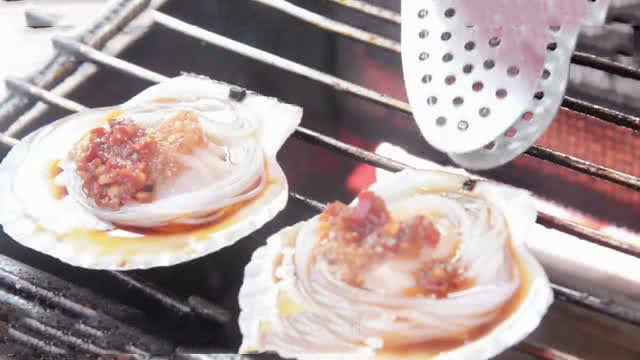 烤扇贝粉丝蒜蓉做法烤箱,蒜蓉粉丝烤扇贝的正宗做法