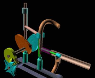 机械动态图，越南的工程师阮德升制作的机械动画，望珍藏