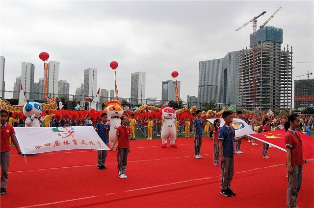 路的呼唤：感受一带一路，厦门市金安小学体育艺术节隆重开幕