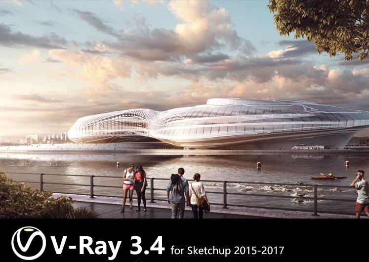 草图大师vray渲染器3.4如何安装,vray3.4forsketchup模型插件