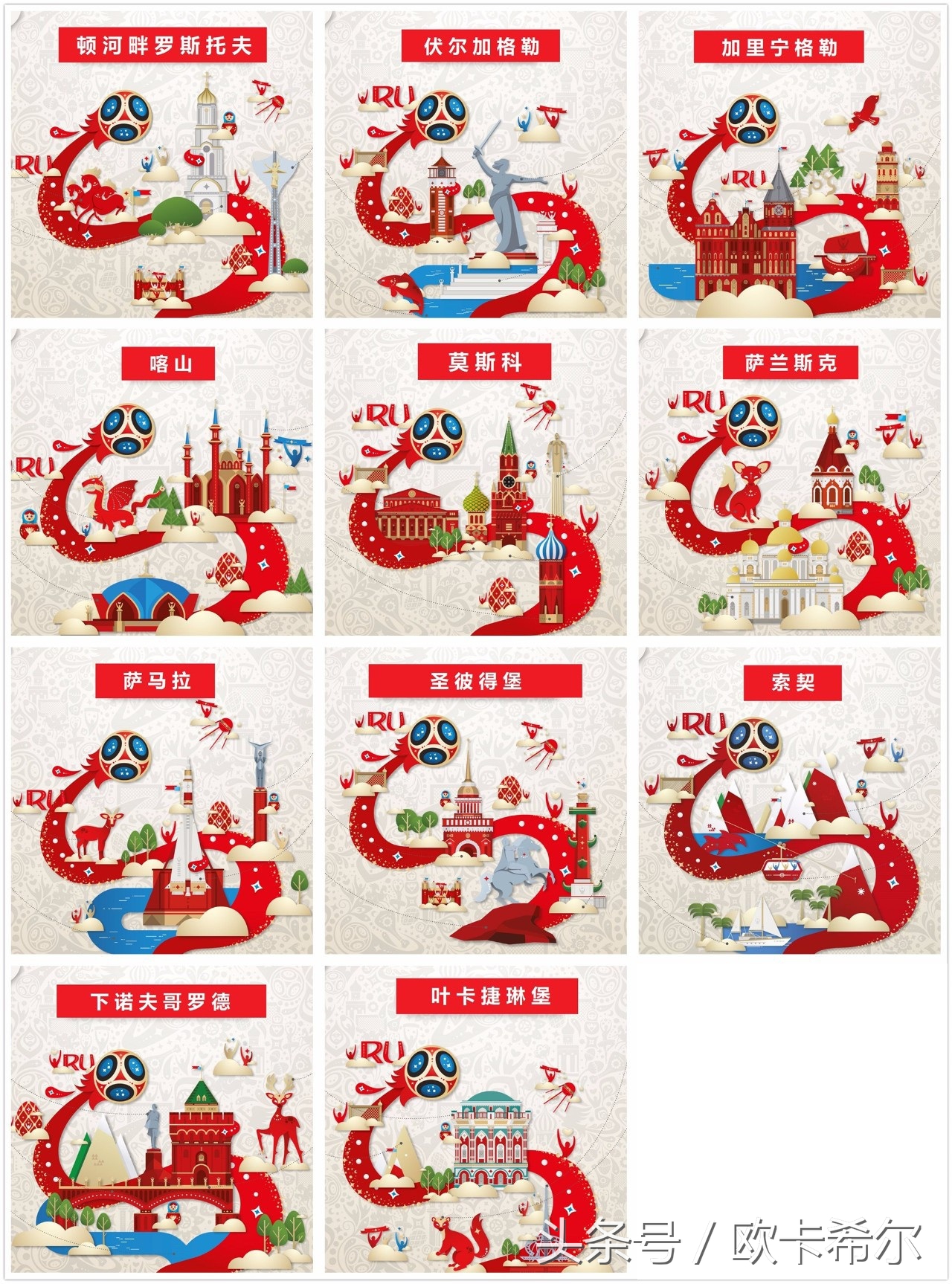 2018俄罗斯世界杯球场巡礼,世界杯巡礼全屏