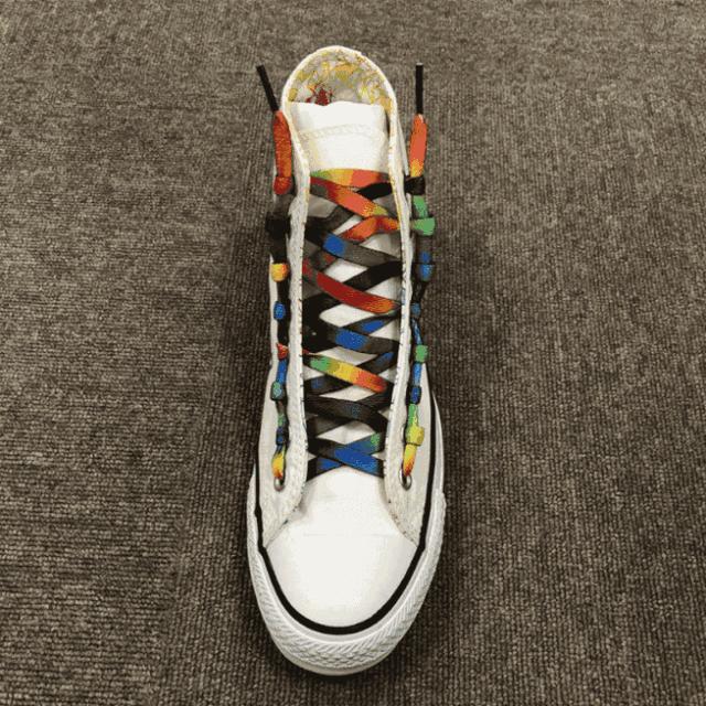 新鞋穿鞋带的方法,新款鞋穿鞋带