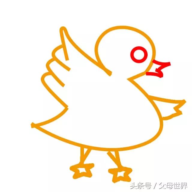 数字简笔画0到10创意画,简笔画陪伴孩子