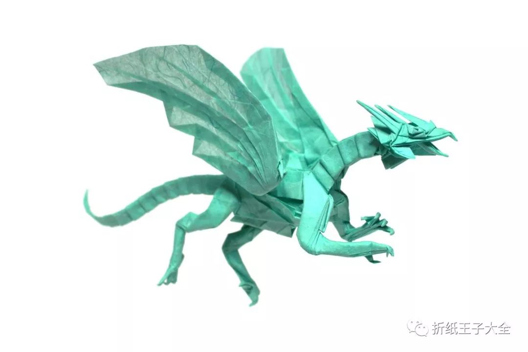 折纸龙高难度有鳞片缩小版,黄金圣光龙折纸图解