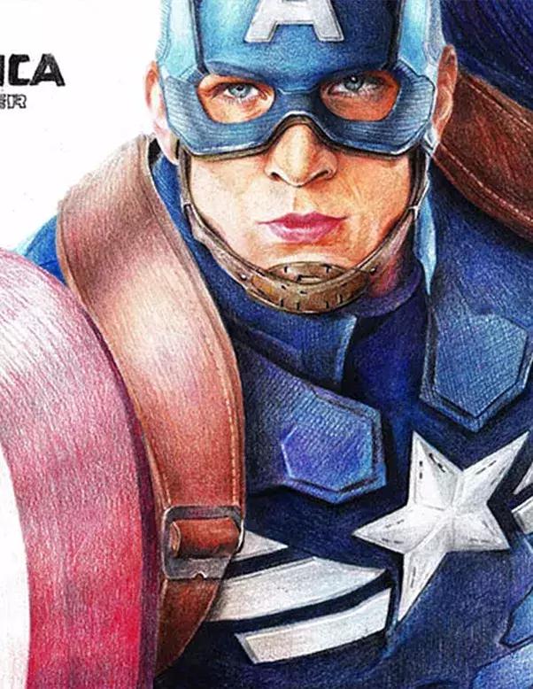 这年头不会画画，都不好意思说自己是漫威粉