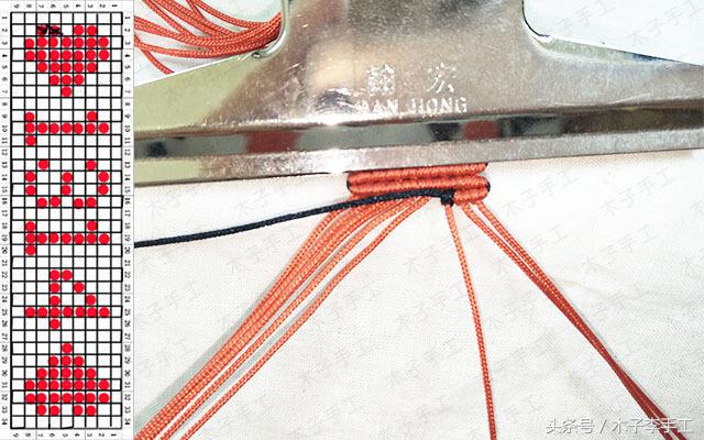 编织达人教你做5201314情侣字板手链，超详细