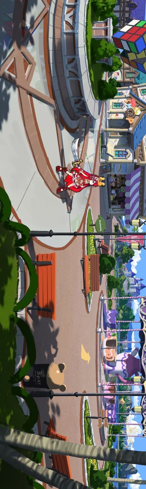 中式场景原画设计教程,国人插画师写实风格的插画欣赏