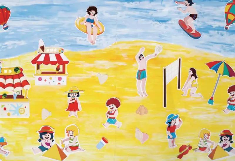 幼儿园夏季环创,幼儿园高端环创图片