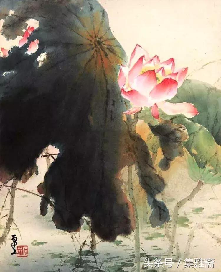 何百里的彩墨画,何百里美术作品欣赏