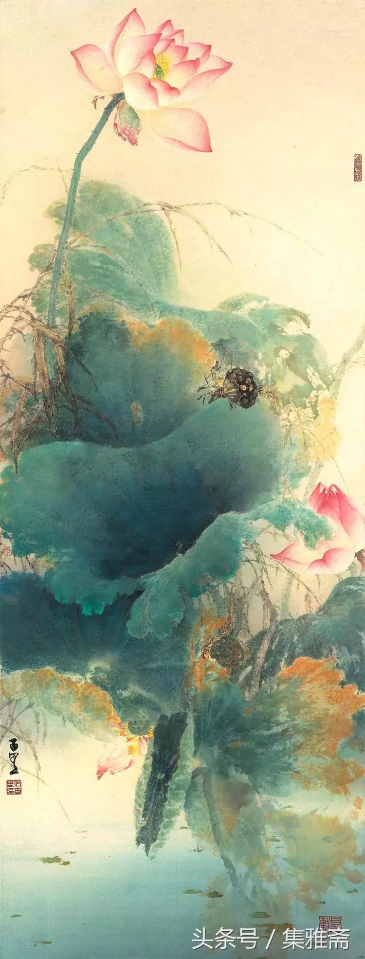 何百里的彩墨画,何百里美术作品欣赏