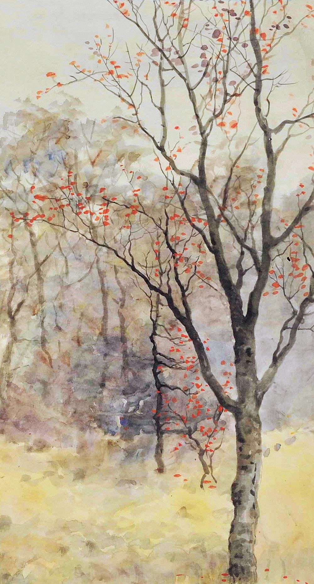 「嘉德春拍」白桦三骏忆鹤卿——徐悲鴻致蔡元培《秋林三駿》