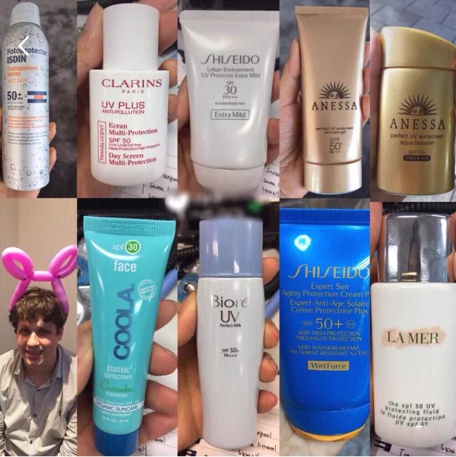 小哥暴晒3小时测防晒霜,小哥测试15款防晒霜