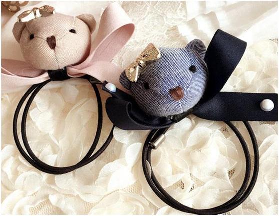 韩式清新头饰发圈,韩货随意凹造型精致发圈百搭发饰