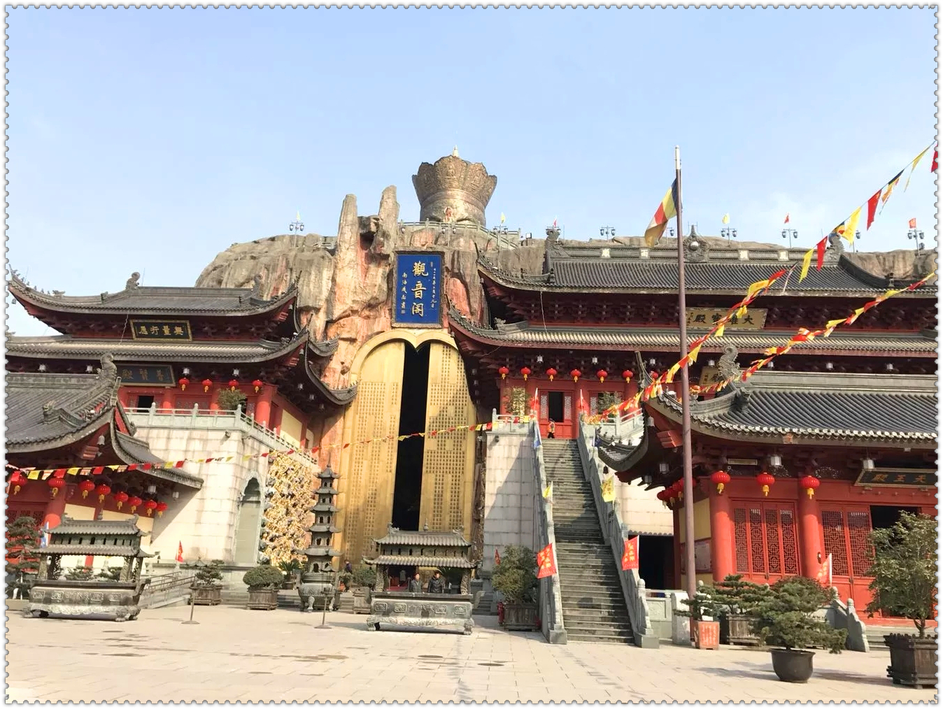 上海东林寺最高玉观音,上海东林寺五佛冠介绍