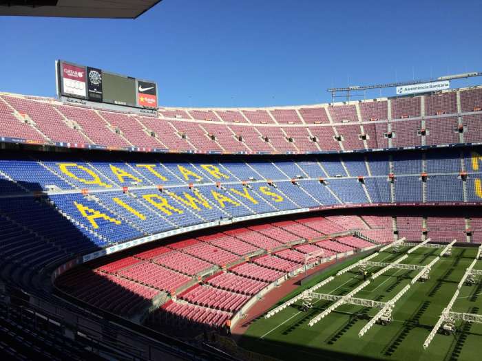 巴萨主场诺坎普是城市名吗,巴萨主场诺坎普颠球