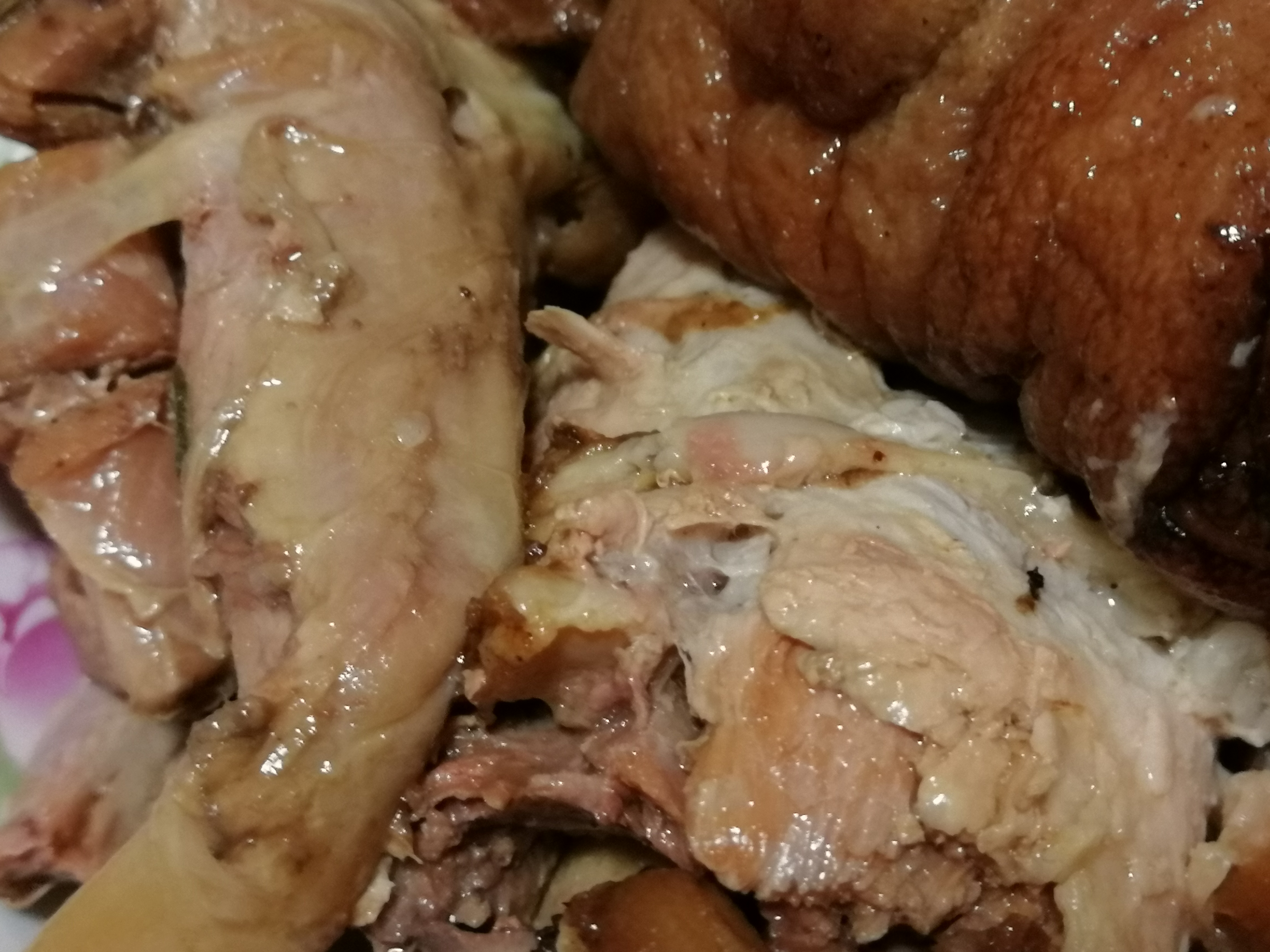 媳妇烀肘子,烧饼夹酱肘子