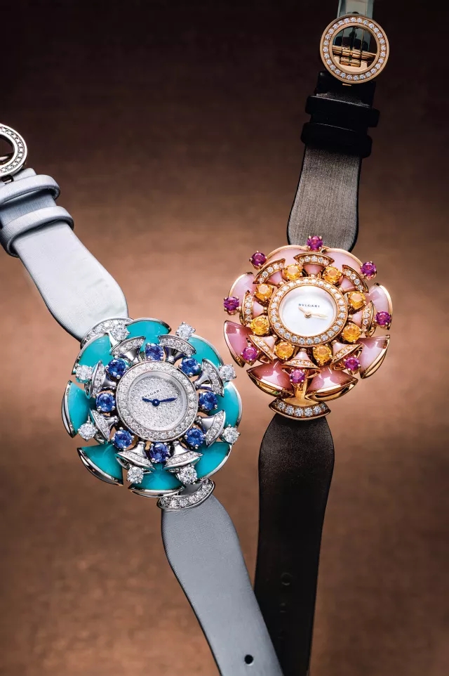 钻石铂金珠宝腕表,八心八箭黄金腕表