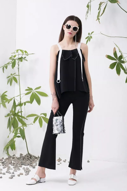 丹比奴上衣,港风夏季小吊带穿搭