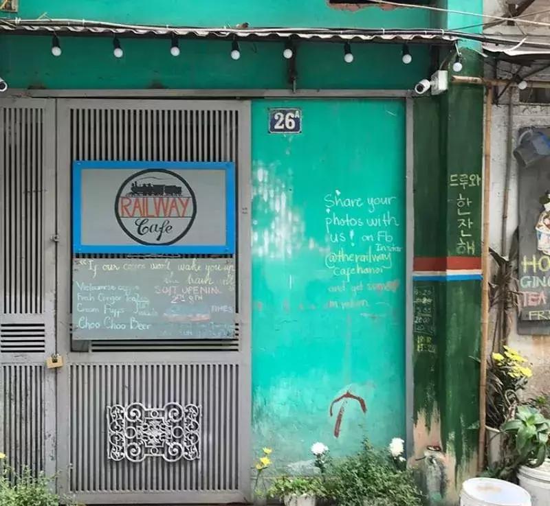 河内铁道咖啡,越南河内咖啡一条街
