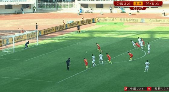 20分钟内连入5球！黄紫昌2射3传U23国足6-2大胜朝鲜U23!