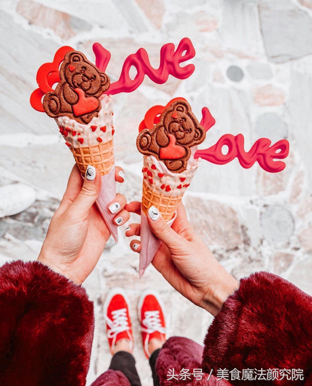 少女心泛滥的日本原宿EddysIceCream，美腻小姐姐聚集地~